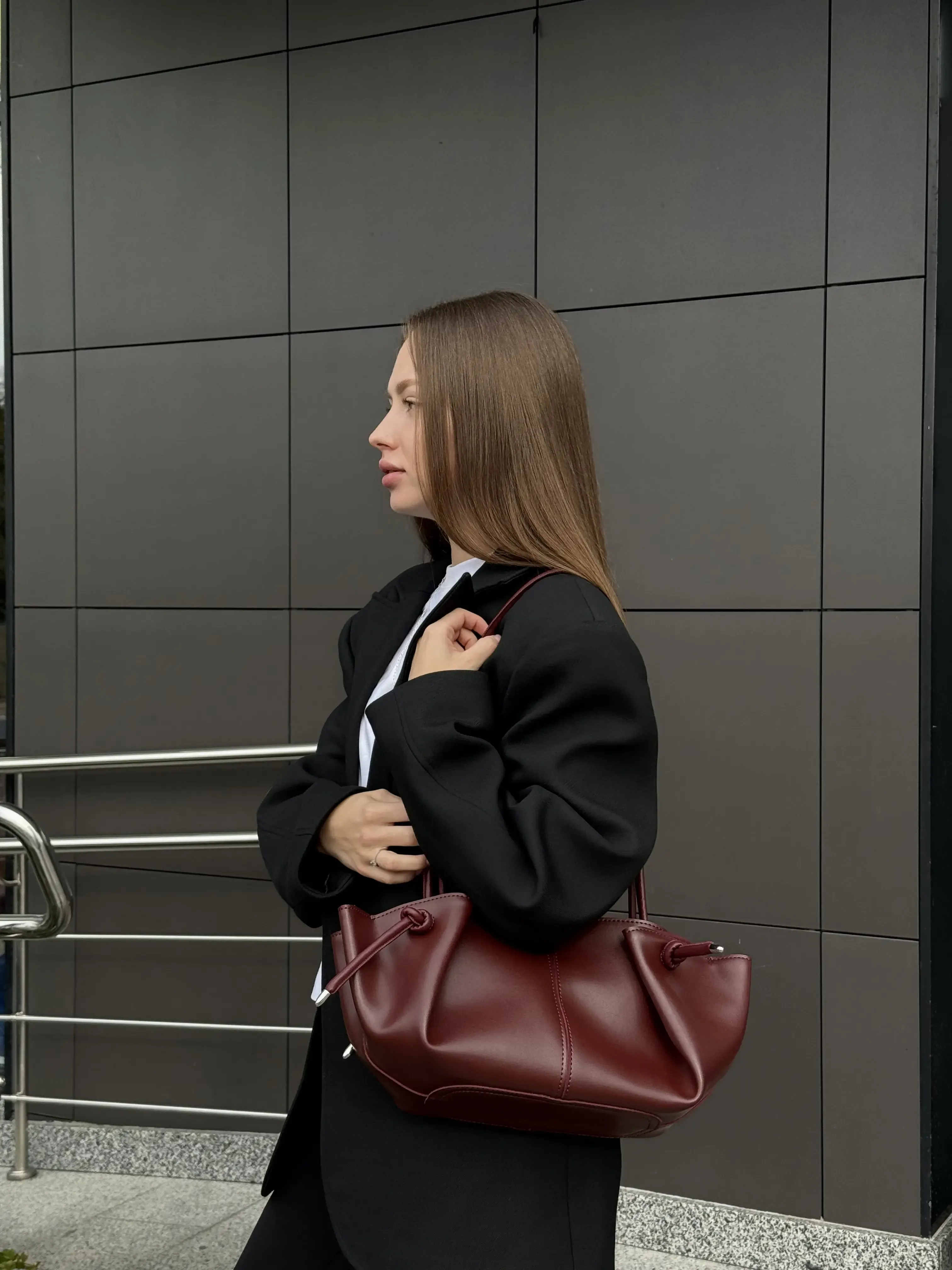 TULIP BAG NEW BURGUNDY